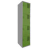 locker metalico 4 puertas verde