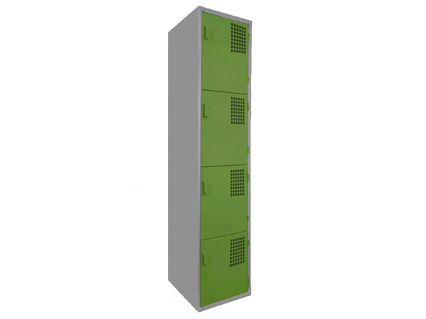 locker metalico 4 puertas verde
