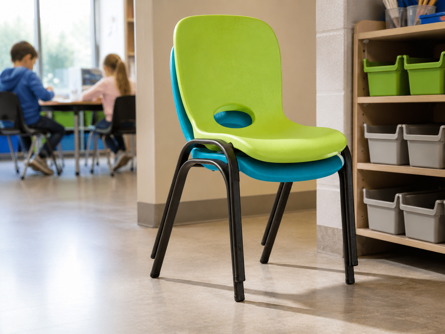 mobiliario escolar con silla para aula
