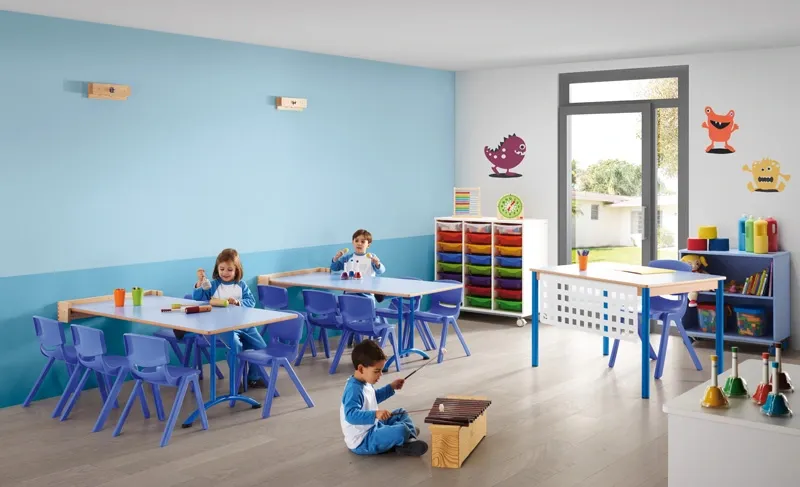 Medidas correctas para mobiliario infantil escolar